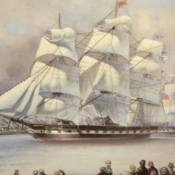 MARCOPOLO Great Clipper Ships Plate Collection 1981 Franklin Porcelain UHH&S - Picture 3 of 11